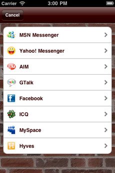 Image #2 of eBuddy message app!